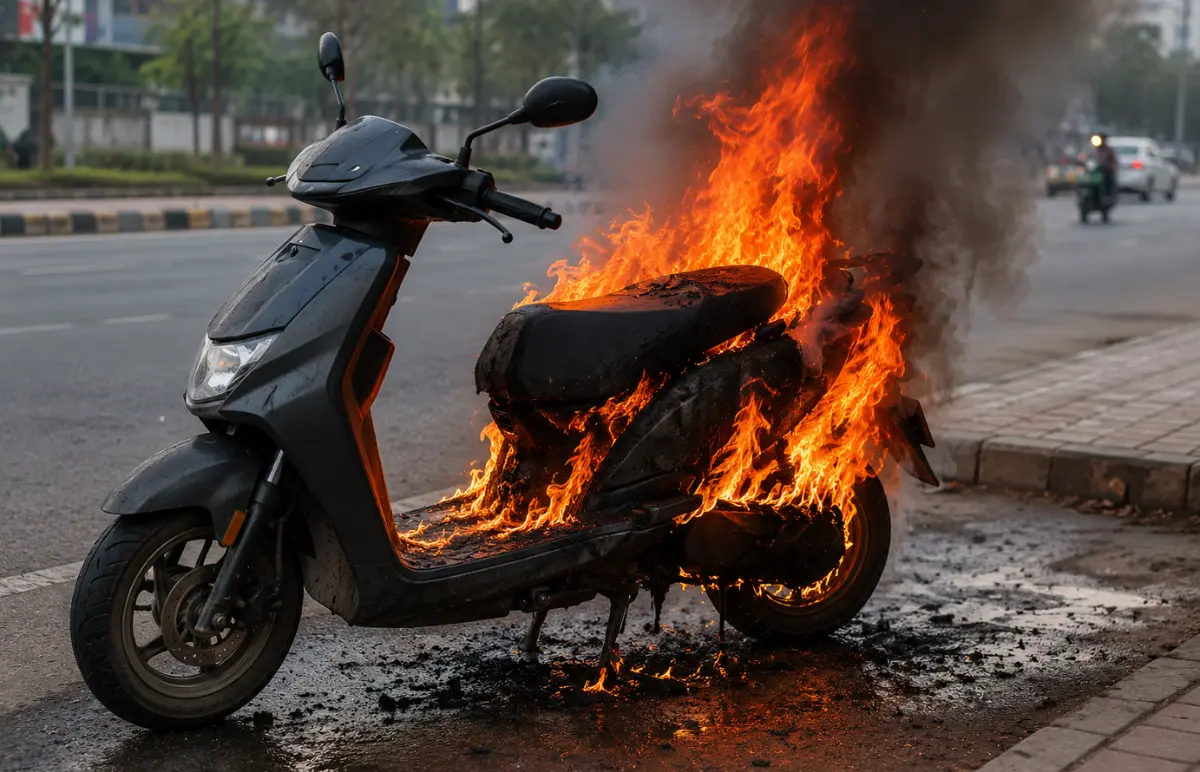 Electric scooter battery fire safety tips